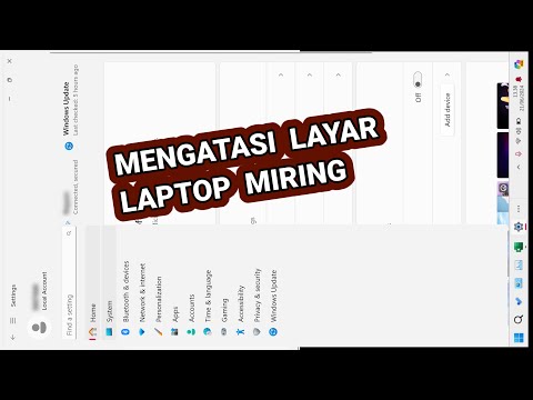Tutorial Mengatasi Layar Laptop Yang Miring (Layar Laptop Windows 11)