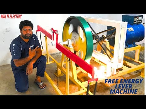 FREE Electricity Revolution With 15 KW Lever And Spring FREE Energy Engine 220v