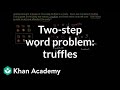 Solving Two-Step Word Problems with Truffles