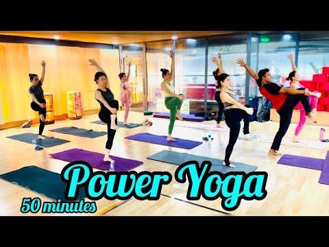 50 Minutes Power Yoga For Weight Loss & Creating Strength & Flexibility