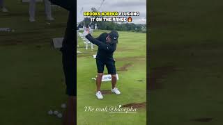 Brooks Koepka flushing it on the range 🔥