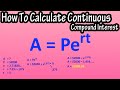 Understanding the Constant 'e' in Calculations