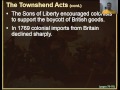 Colonial America Events and Acts