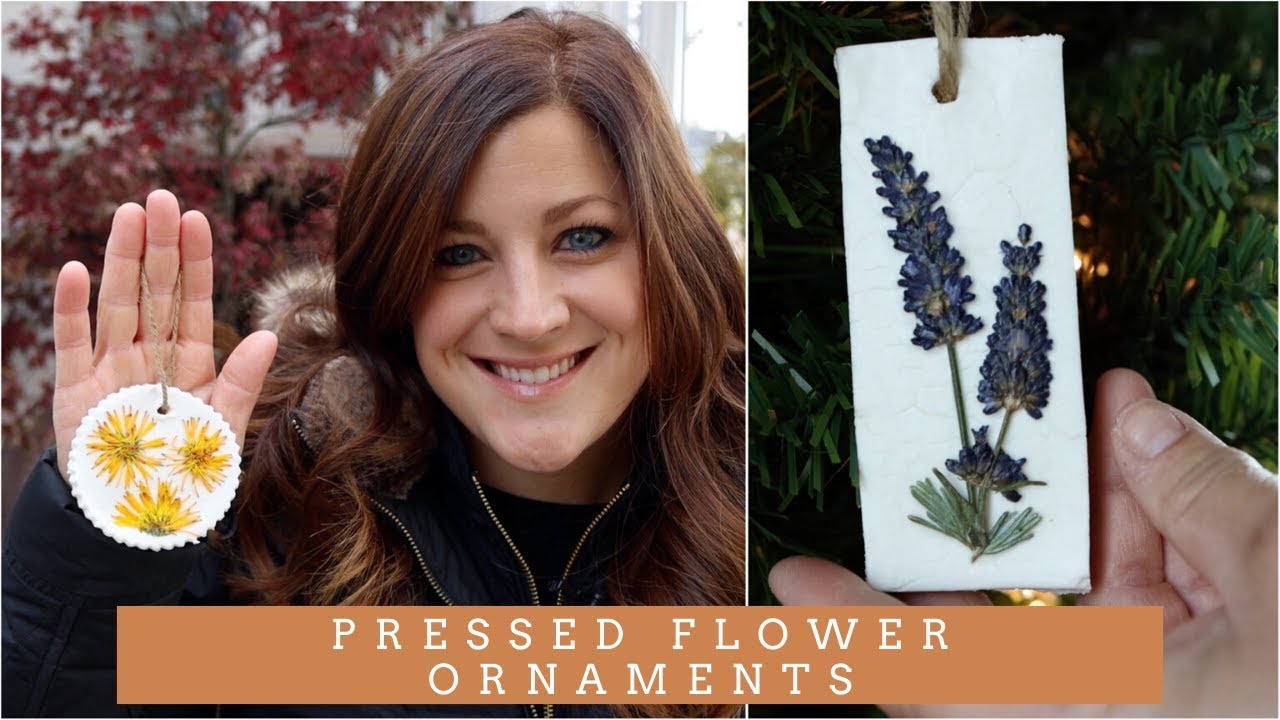 Pressed Flower Ornaments!
