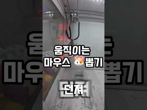 움직이는 쥐뽑기 claw machine game #shorts #인형뽑기 #해루질 #짱오락실 #집게를찾는사람들