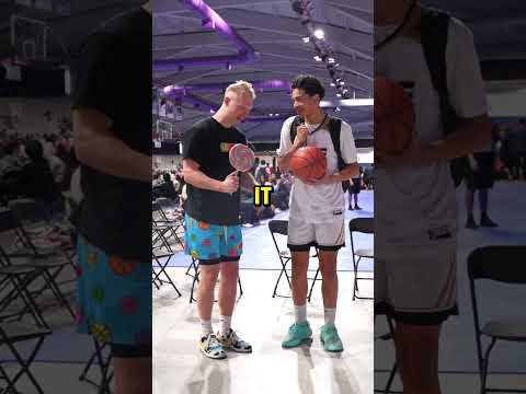 DOES HE HAVE A 35 INCH VERT?? ๐ฐ๐ค๐ณ #verticaljump #meshshorts #compressionsleeves