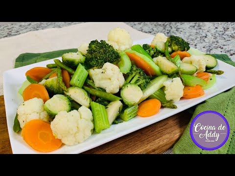 No más Estreñimiento y Colesterol COME FIBRA Natural VERDURAS AL VAPOR Rica y Sin Grasa. P/Diabetes