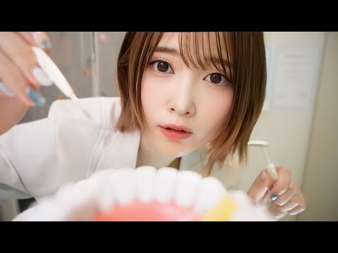 【ASMR】口の中を掃除して治療する🦷🪥歯医者ロールプレイ