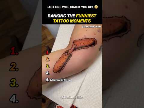 Ranking the Funniest Tattoo Moments #shorts #tattoo #funnytattoo