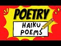Haiku Writing and Analysis