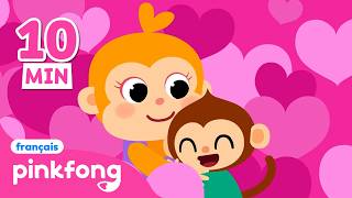 💕 Comptine Spécial Amour en Famille ! | + Comptines | Pinkfong Bébé Requin ! Chansons pour enfants