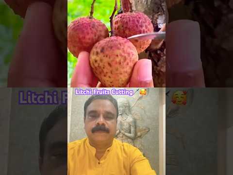 Litchi❤️sweet fruits cutting💫😍#litchi #short #litchifruit #ytshorts #fruit #fruitcutting #ytfeed