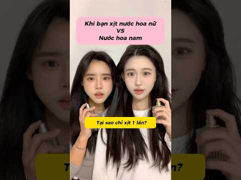 SỰ KHÁC NHAU GIỮA NƯỚC HOA NỮ VÀ NƯỚC HOA NAM #makeup #beauty