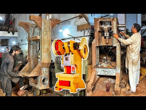 Cutting Edge Skills Of Manufacturing 100 Ton Mechanical Power Press Machine |