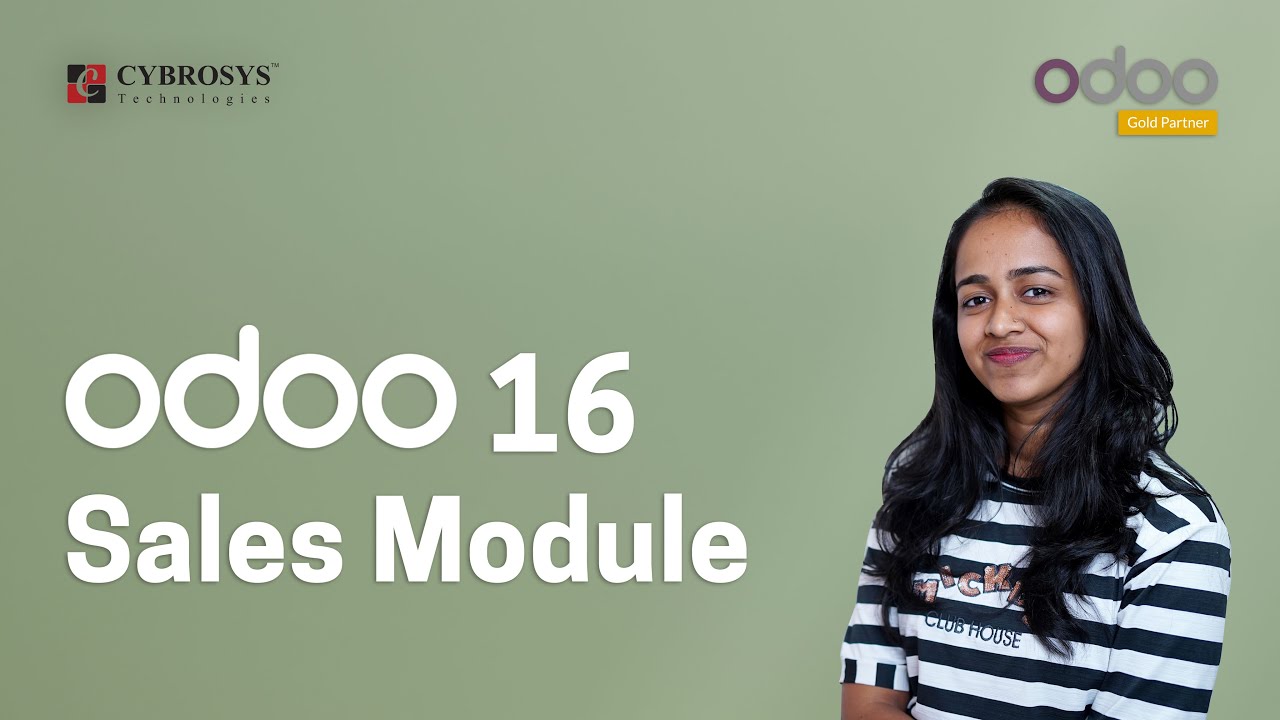 Odoo 16 Sales Management | What's new in Odoo 16 Sales App #odoosales | Odoo 16 Sales Module | 11/29/2022

This video explains about the sales module in odoo 16. Odoo sales module is the most advanced sales management system in ...