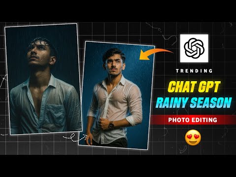Instagram Trending Rainy Season Chatgpt Photo Editing | Chat Gpt Edit Photo | Rain Photo Editing