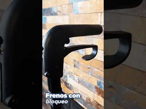  Silla de Ruedas Semi Bariátrica de Aluminio, Color Champagne 