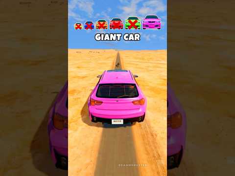 Big & Small Cars vs Ramp Truck