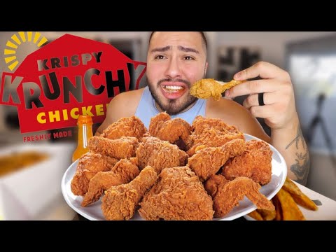 GREASY FRIED CHICKEN MUKBANG EATING SHOW