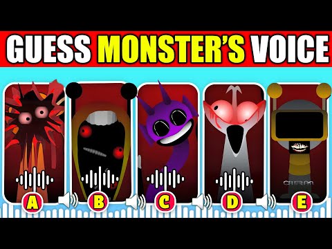 IMPOSSIBLE 🔊 Guess The Sprunki Phase 3 Characters by Thier Voice! | Simon🐌, Durple 🐲🟣, Clukr