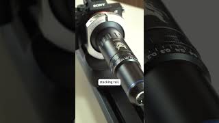 Micro Photography Setup with automated focus stacking