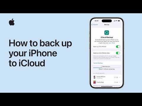 How to back up your iPhone to iCloud | Apple Support