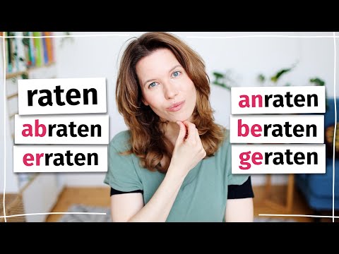 Verben mit „raten“: So benutzt du sie richtig! (Deutsch B2, C1)