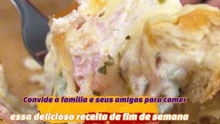 Convide a família e seus amigos para comer essa deliciosa receita de fim de semana