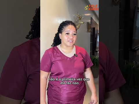 Filha do patrão deu comida do lixo para criança