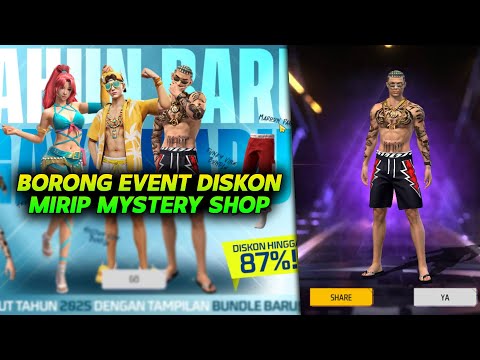 BORONG EVENT DISKON 87% TERBARU FF !! Cuma 125 DM Dapet Bundle Keren !!