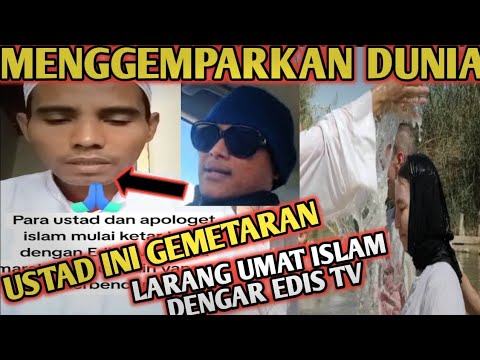 WOW..USTAD INI GEMETARAN AUTO LARANG UMAT ISLAM DENGAR EDIS TV🔥