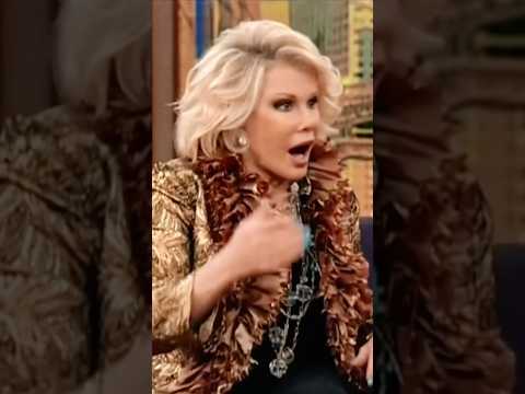 Joan Rivers on Jackie Kennedy ❤️🤑
