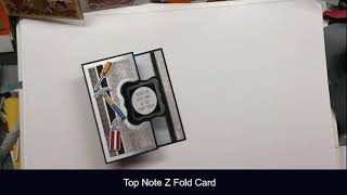 Top Note Z Fold Card