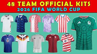 Official Team Kits FIFA World Cup 2026 | Jerseys Home Away Goalkeeper
