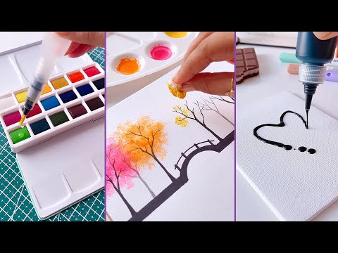 11 Art Hacks That Work Extremely Well  || Easy painting ideas for beginners  #drawing #art