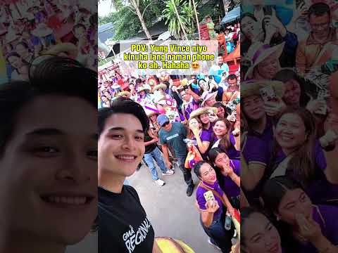 Hi Vince, gwapo mo pala. 😍🥹😮 #TeacherRae #shorts  #HamungayaFestival @Houseofhighlights