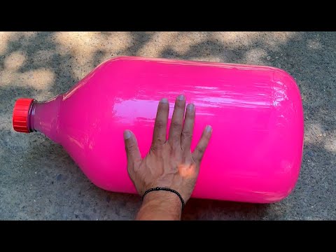 Rolling colorfull bottle on the stair 🌈👻 #asmr #crushingsoftthings #crushingcrunchythings