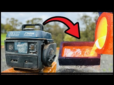 Generous Generator Break Down - Copper Zinc Aluminum Alloy - ASMR Metal Melting - Trash To Treasure