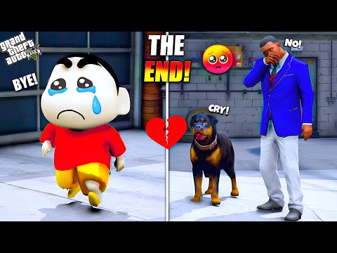 Shinchan Left Franklin Home in GTA 5 | The End & Emotional Video GTA 5 !