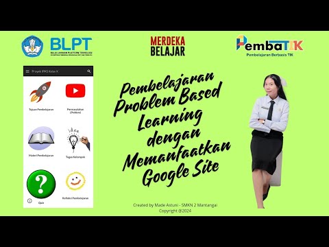 Pembelajaran PBL menggunakan google site