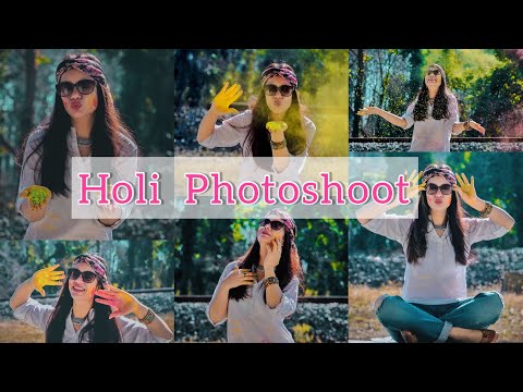 Best Holi Pose ideas for girls || Holi photoshoot || Holi Pose in Kurti || My clicks Instagram