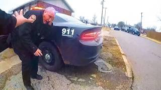 Man Kills Two Cops Before Stealing Cruiser