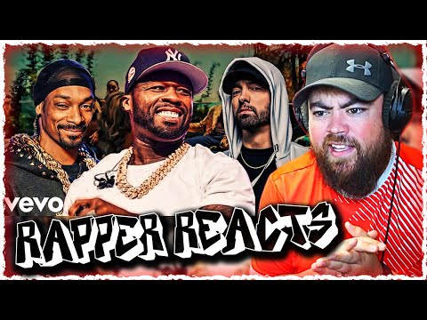 Slim Shady is Back AGAIN | Eminem, 50 Cent, Snoop Dog - Gunz N' Smoke RAPPER REACTS