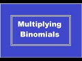 Multiplying and Identifying Polynomials