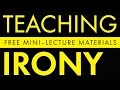 Understanding Irony and Literary Themes