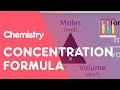 Concentration and Solution Calculations