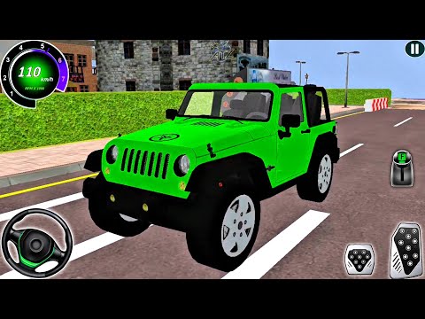 My Holiday Car Drive Simulator - Green Jeep Driving, Mercedes Car - Android Gameplay #2