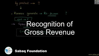 Recognition of Gross Revenue