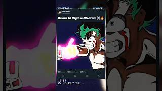 Deku & All Might vs Wolfram 🥶🔥 | #myheroacademia #edit #amv #mha #anime