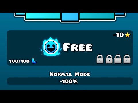 GEOMETRY DASH O (All Levels 1~23 / All Coins) | All RobTop Levels 0 Click / Untouch